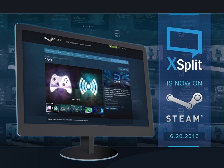 XSplit is now available on Steam