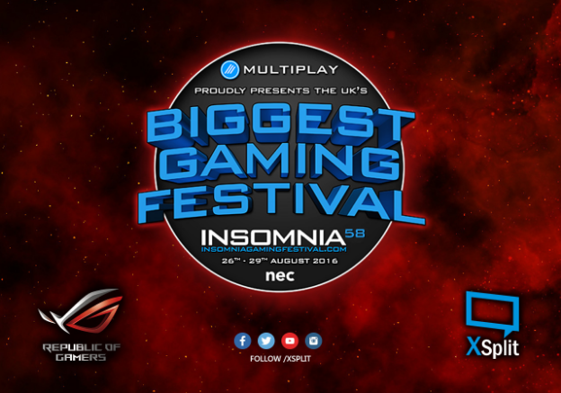 XSplit attends Insomnia58