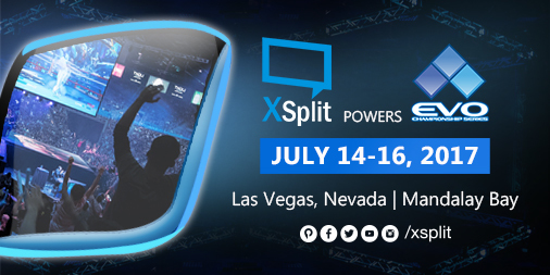 XSplit powers EVO 2017 Championship