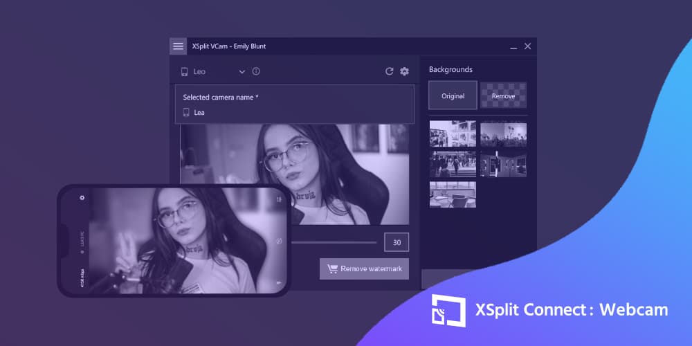 XSplit Connect: Webcam을 소개합니다 – 스마트폰으로 웹캠 적용하기