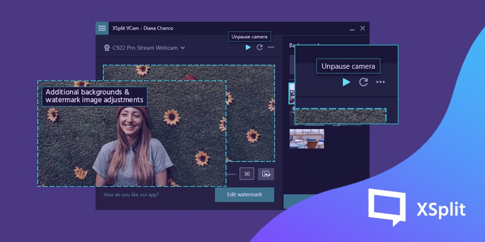 XSplit VCam 2.1 업데이트 내용