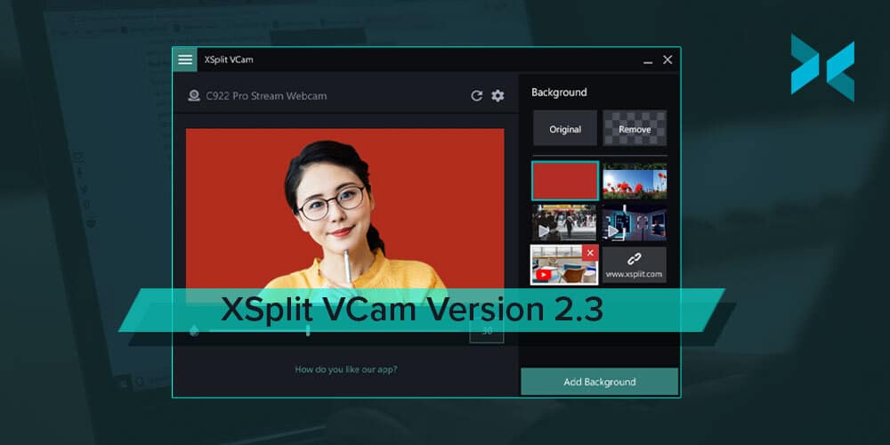 XSplit VCam 2.3 버전 최신 기능은 AMD 그래픽 카드 호환!